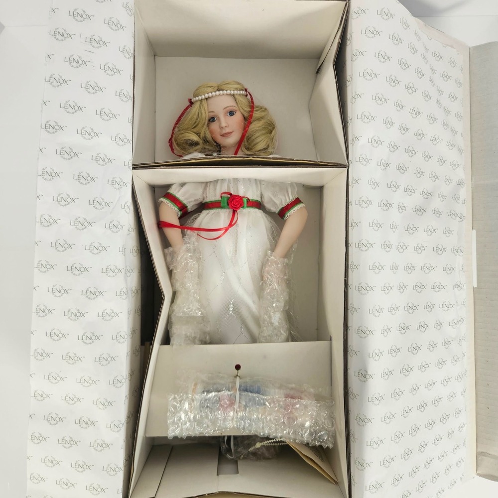 Lenox Clara Nutcracker Doll Collection Fine Porcelain Blonde Blue Eyes NIB